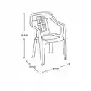 Silla Estrella Color Amarillo Mostaza Rimax