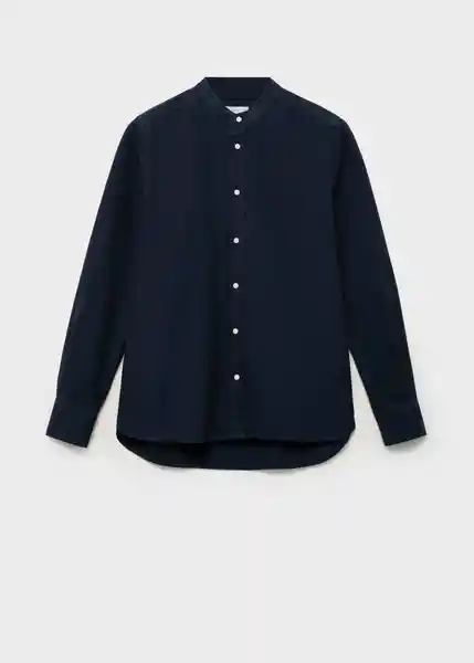 Camisa Mao Navy Talla 18 Teen Niños Mango