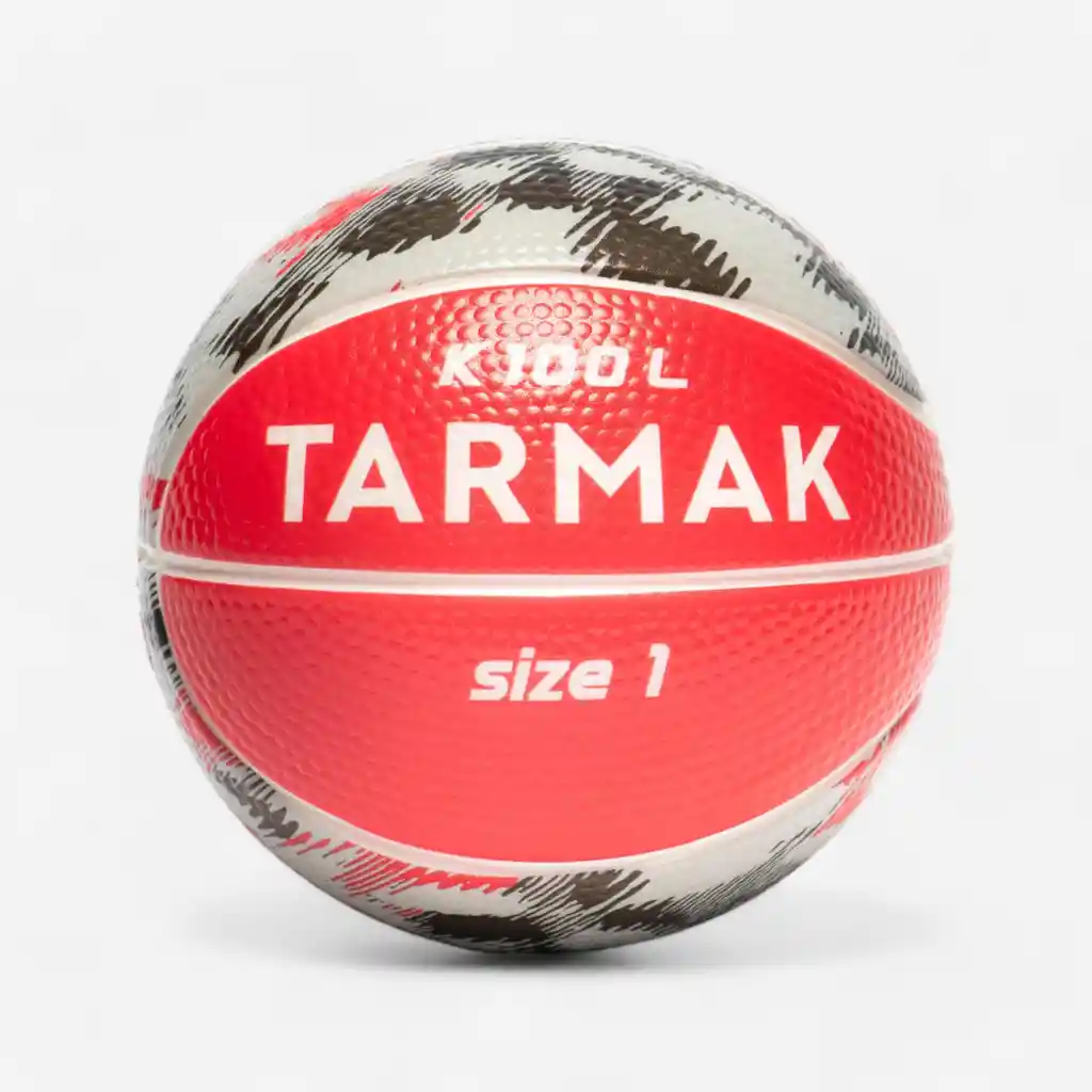 Minibalón De Baloncesto En Espuma Talla 1 Para Niños Rojo