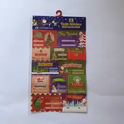 Tarjeta Navidad Adhesiva X12 Letra a Colmodernas Adhesiva X12 a