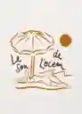 Camiseta Ete-W Off White Talla M Mujer Mango