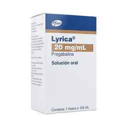 Lyrica Solución Oral (20 mg)