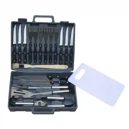 Set 20 Piezas Bbq Beef Maker Con Maleta