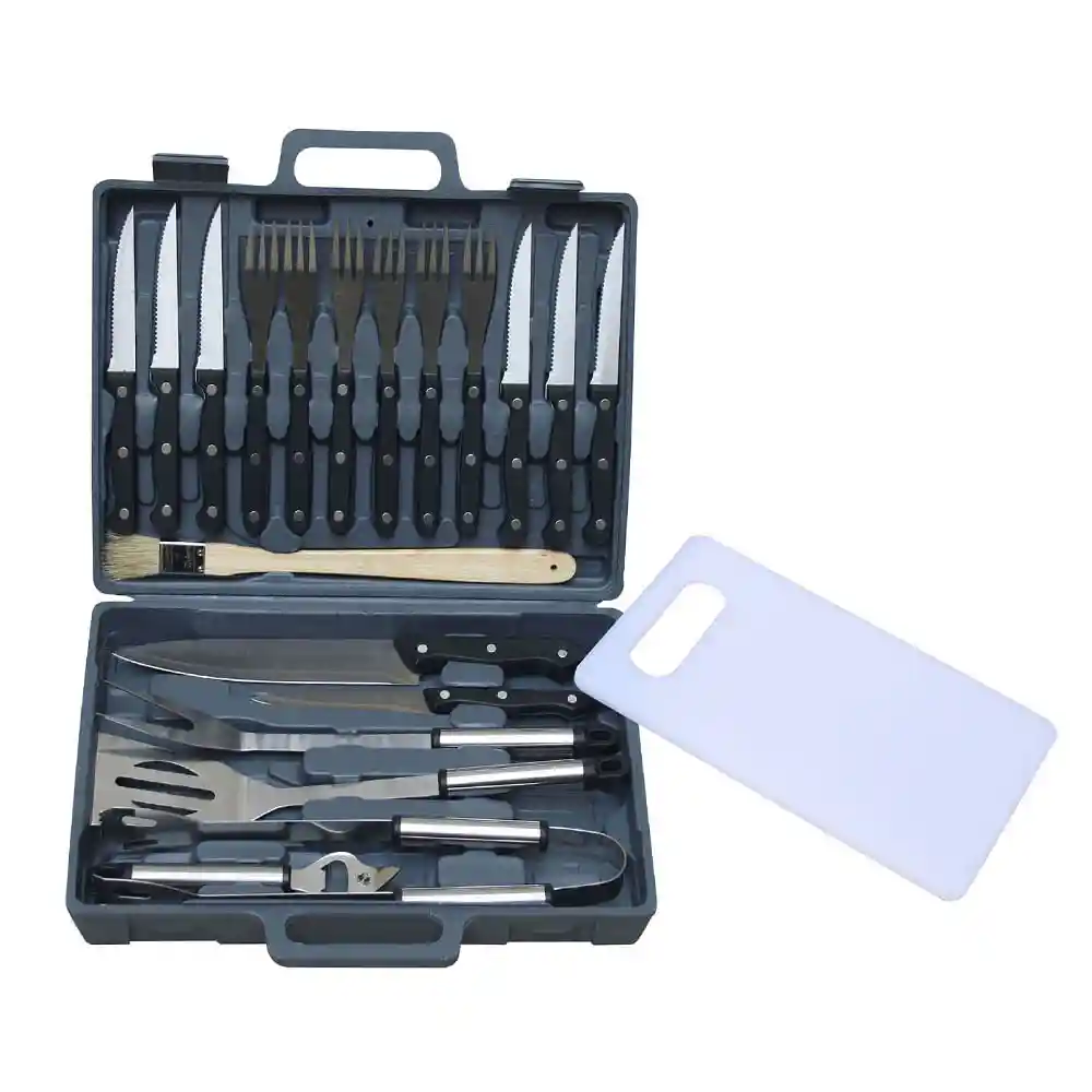 Set 20 Piezas Bbq Beef Maker Con Maleta