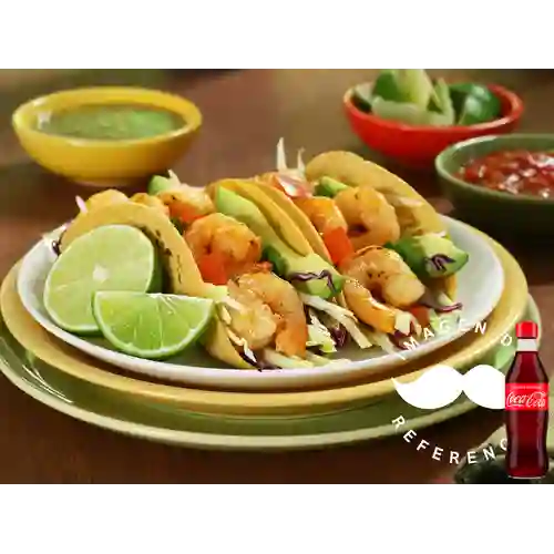 Combo Taco de Camaron +Cocacola Orig 350ml