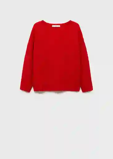 Saco Jersey Feten Rojo Talla S Mujer Mango