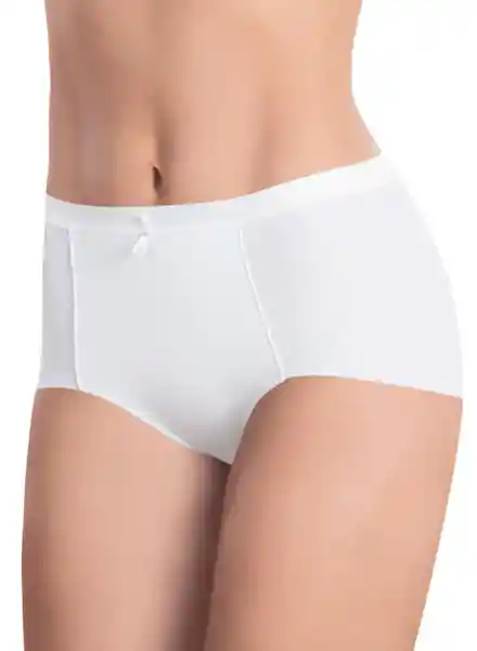 St Rina Panty Señorero Mujer Blanco Talla L