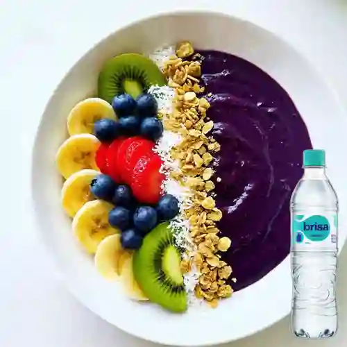 Combo Bowl Acai High Protein Grande +Brisa S/gas 600ML