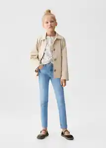 Jean Skinny5 Tejano Medio Talla 12 Niña Mango