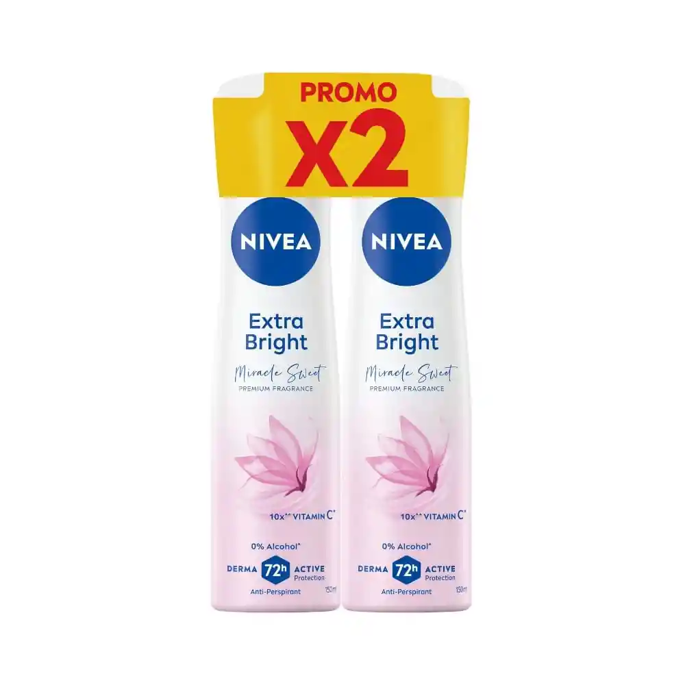 Desodorante Nivea Tono Natural Sweet Aerosol 2 X