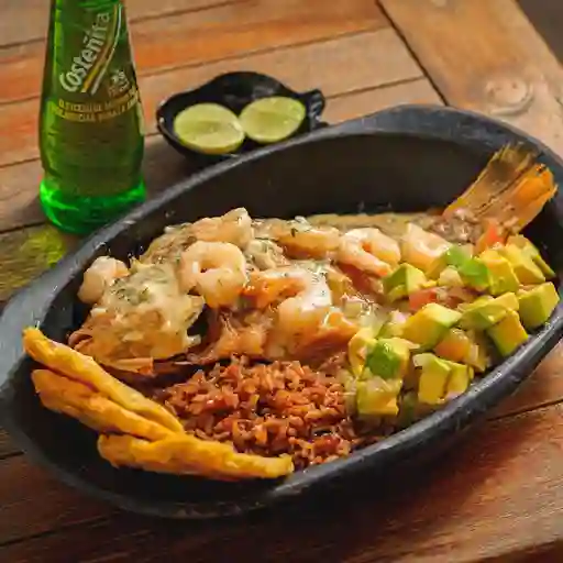 Mojarra al ajillo