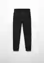 Pantalón Francia 5 Negro Talla 09 Niños Mango