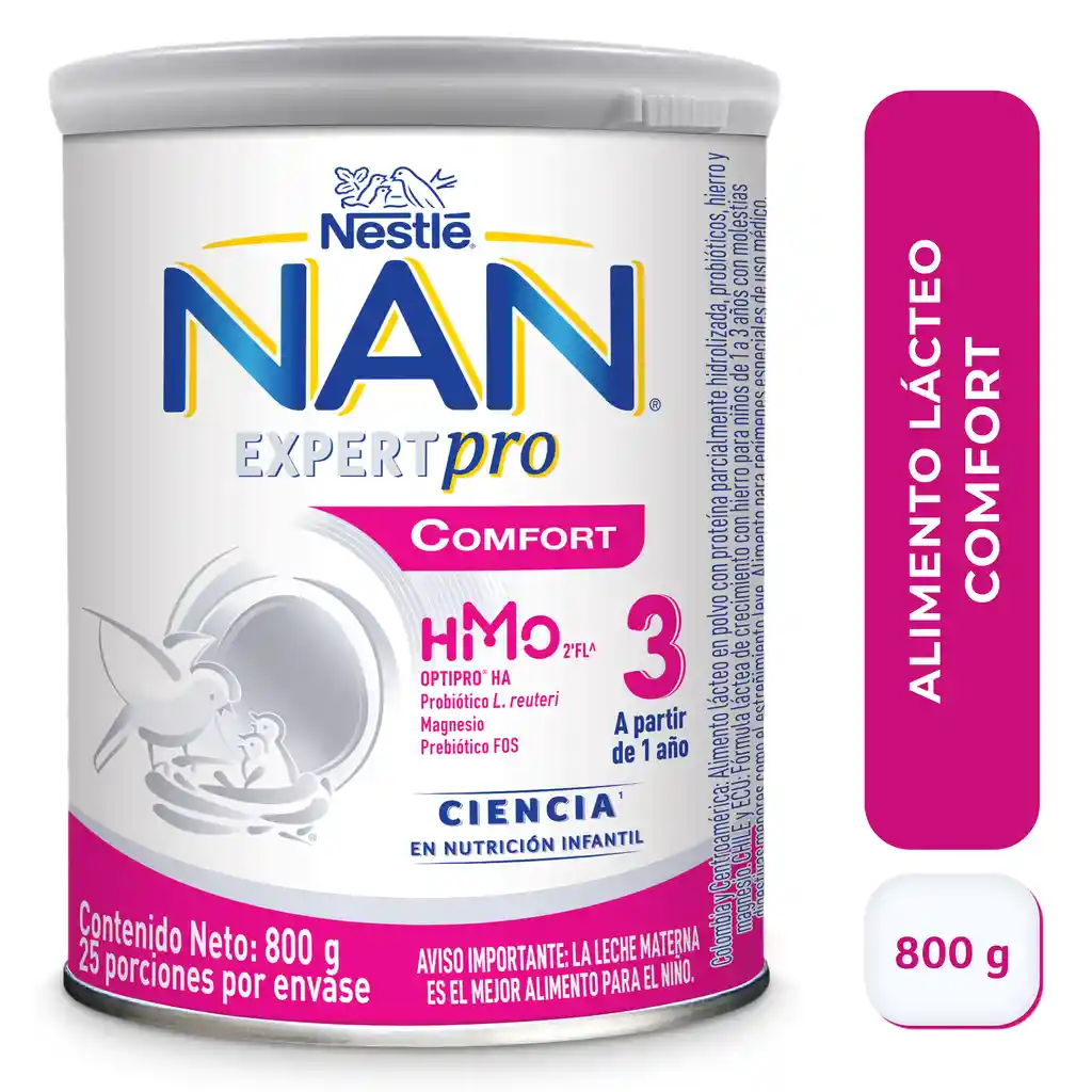 Alimento lácteo NAN COMFORT 3 x 800g