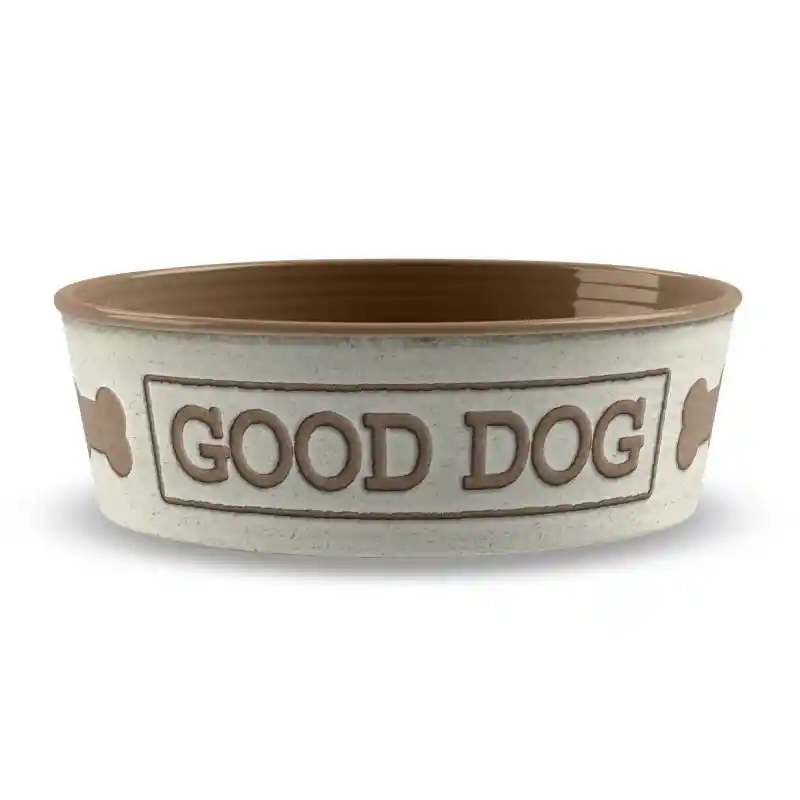 Good Dog Comedero para Perro Beige M