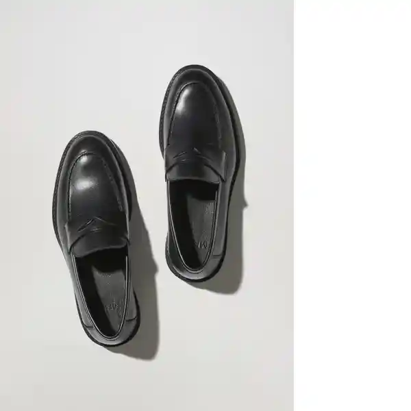 Zapato Estoril Negro Talla 45 Hombre Mango