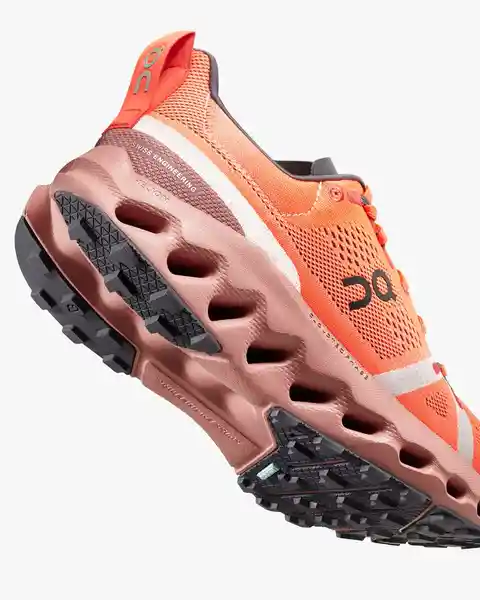 On Zapatos Cloudsurfer Trail 1 Para Mujer Naranja Talla 8.5