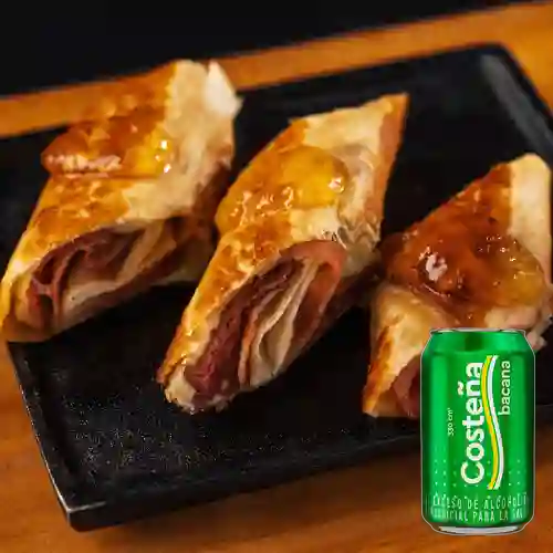 Combo Flautas + Cerveza Costeña Bacana Lta 330ml