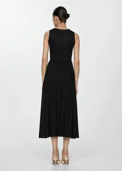 Vestido Caldera-A Negro Talla XL Mujer Mango