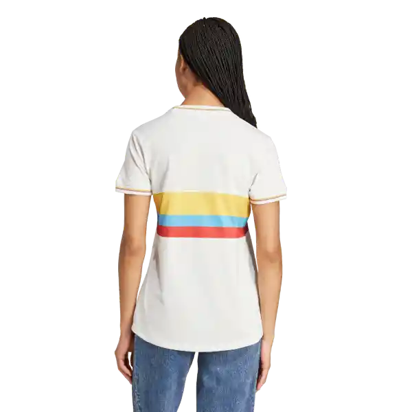 Adidas Camiseta Fcf Anniv Jsy W Fútbol de Mujer Blanco Talla L