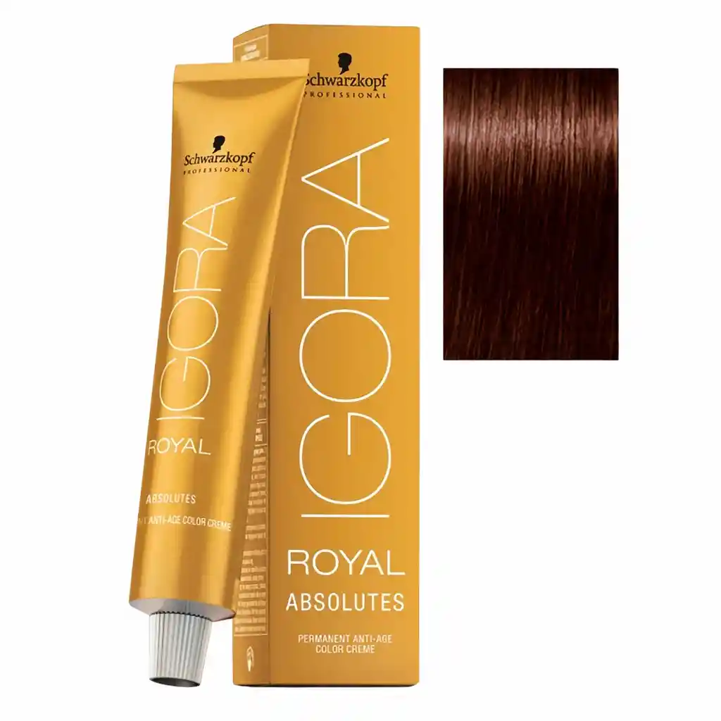Igora Tinte Absolutes Castaño Medio Cobrizo Nat N.4.70 60 mL