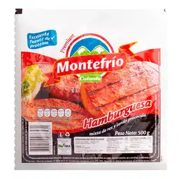 Montefrío Hamburguesa Mixta de Res y Cerdo Precocida