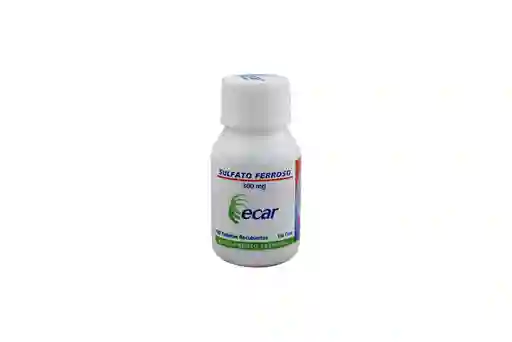 Ecar Sulfato Ferroso Tabletas Recubiertas (300 mg)