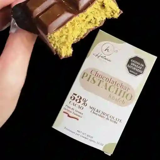 Barra de Pistacho Milk 53% - Helenaxioccolats