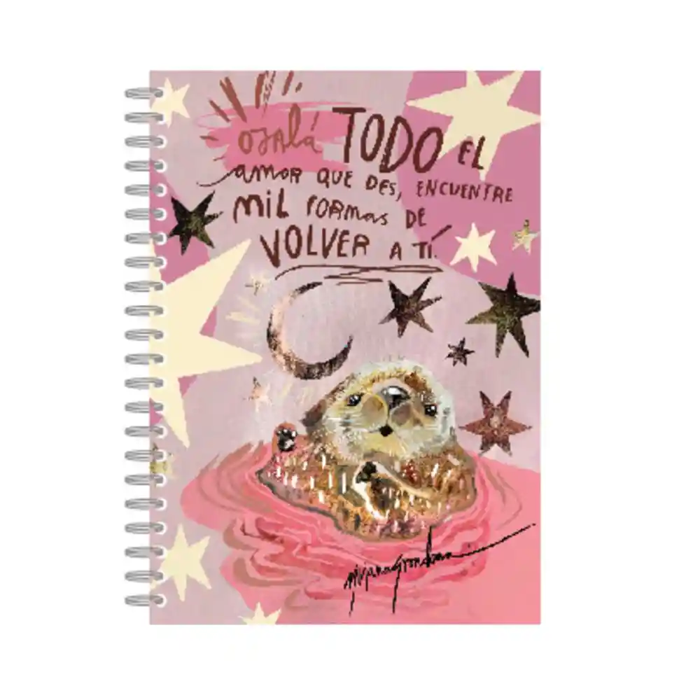 Cuaderno Rayado 80 Hojas Cosido Tinta Negra