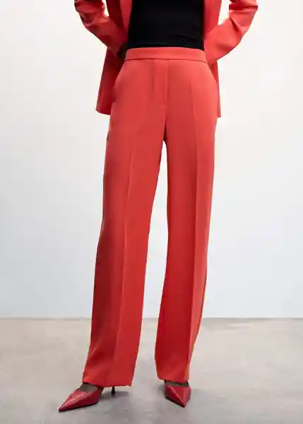 Pantalón Iguana Coral Talla M Mujer Mango