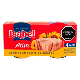 Lomitos Isabel Atun Aceite Girasol (0.416 Gr)