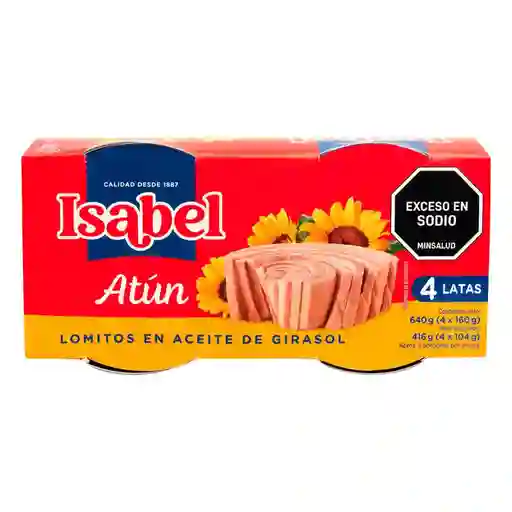 Lomitos Isabel Atun Aceite Girasol (0.416 Gr)