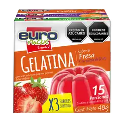 Euromax Gelatina Fresa Man Cereal