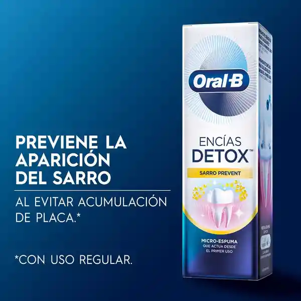 Oral-B Set Crema Dental Encías Detox + Cepillo de Diente
