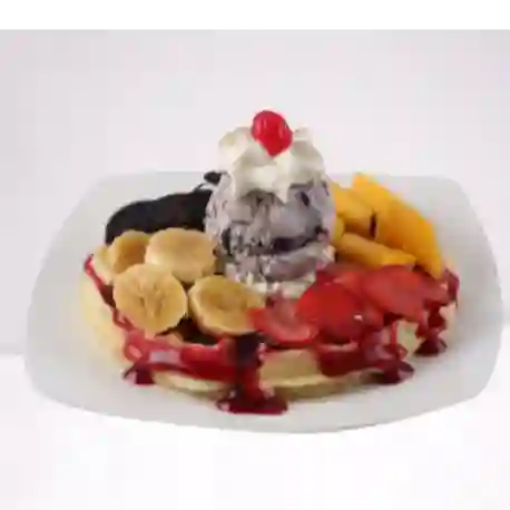 Waffle de Frutas