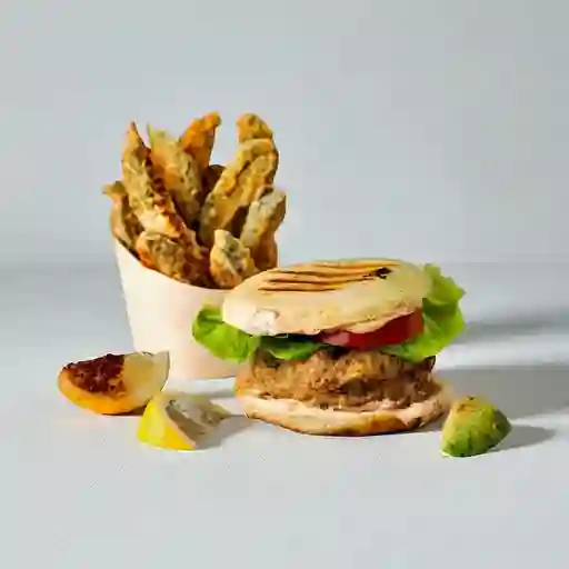 Hamburguesa con Arepa