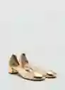 Zapatos Mere Oro Talla 38 Mujer Mango