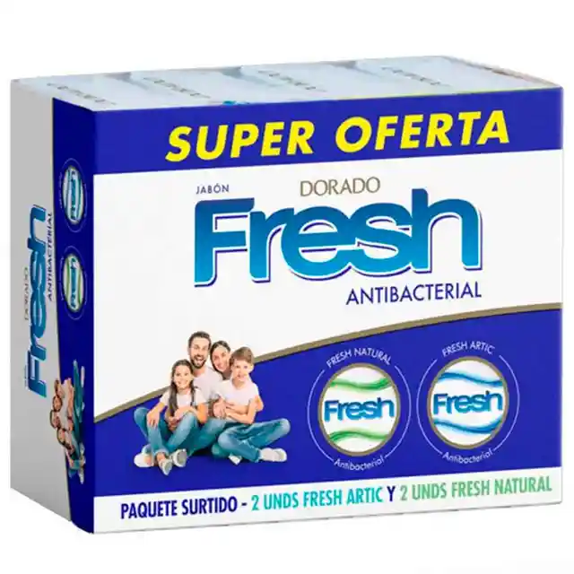 Dorado Jabonfresh 4 Unds X125 G Precio Especial