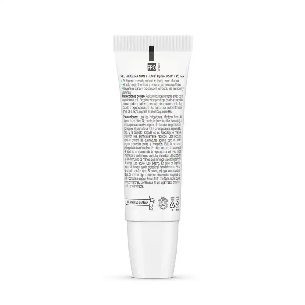 Neutrogena Sun Fresh Hydro Boost Color 2.0 FPS 50+ 40mL