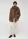 Abrigo Medina Topo Talla M Hombre Mango