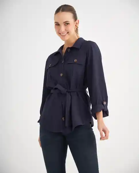 Chaqueta Azul Medianoche Ultraoscuro Talla XL 629F005 Esprit