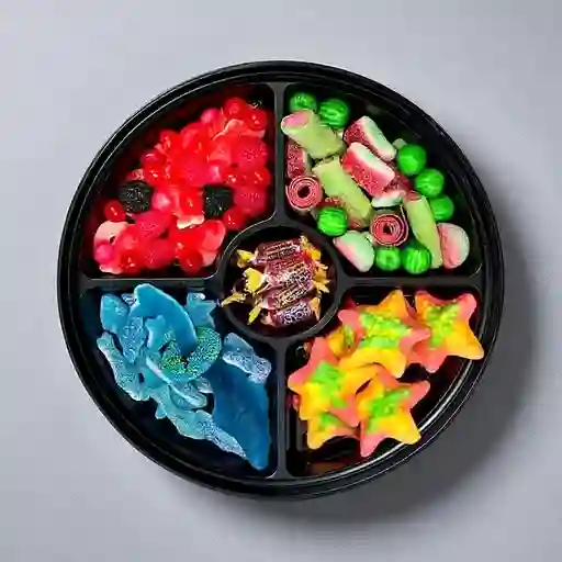 Bandejas Dulces Salad Round Tray
