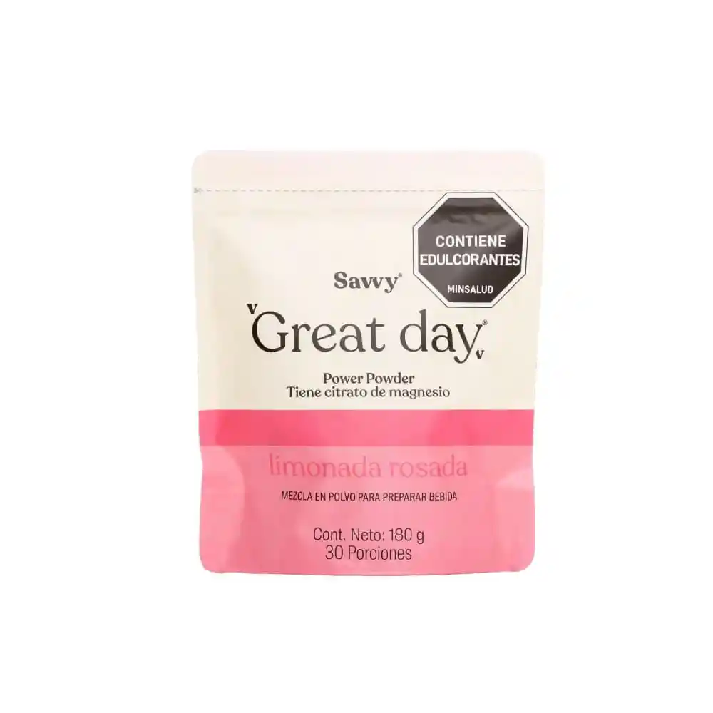 Savvy Great Day Sabor Limonada Rosada X30