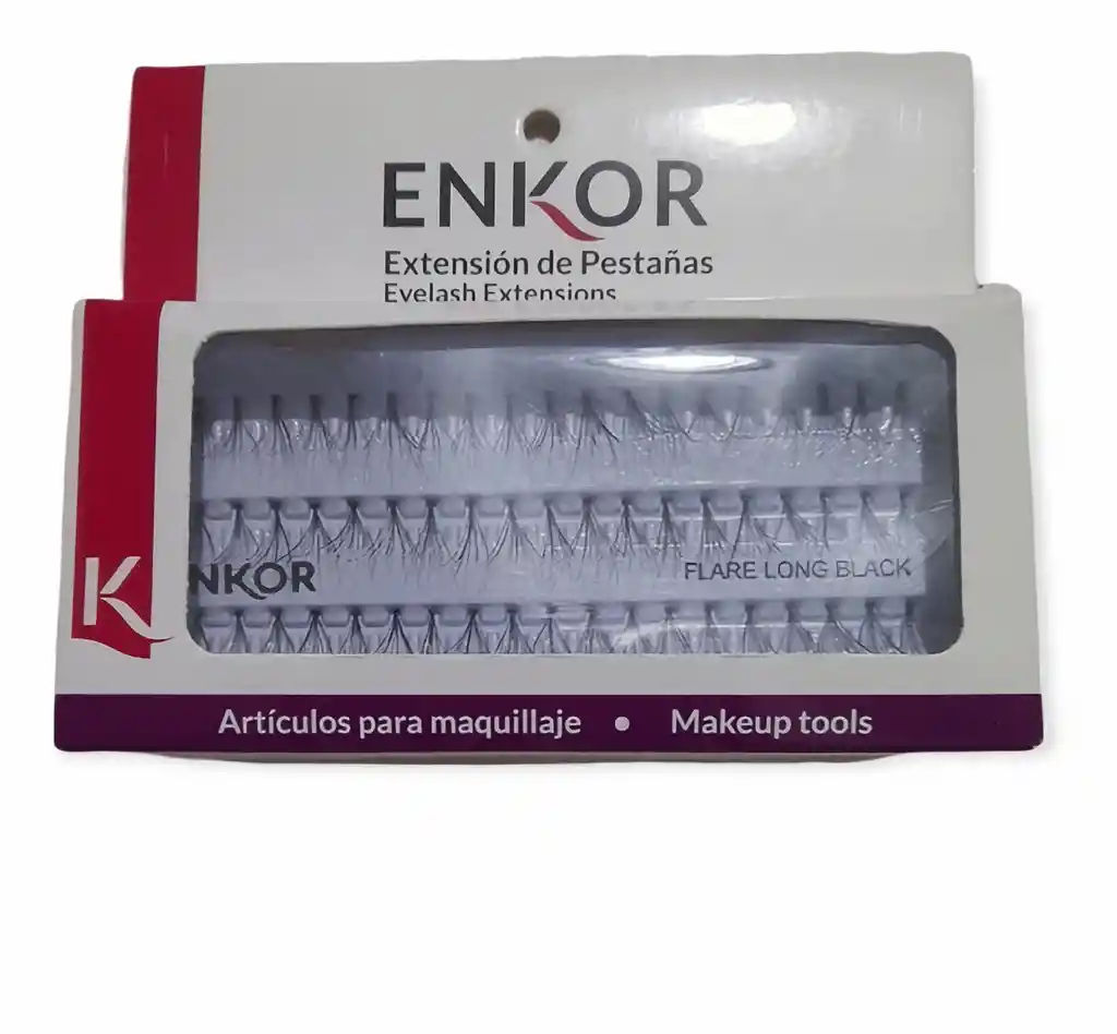Enkor Extensión de Pestañas Long Black