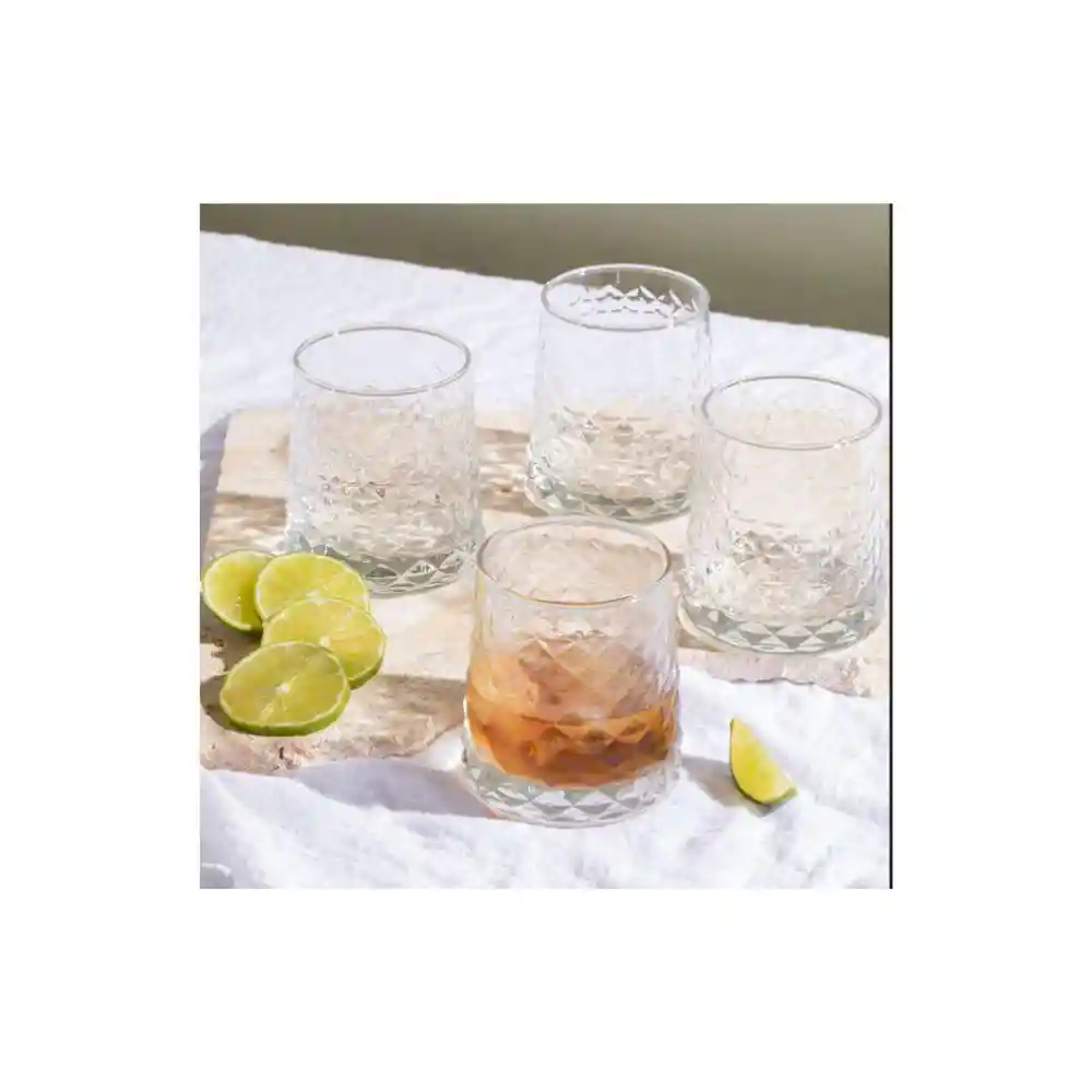 Set X 6 Vasos Cairo Rocks Cristar 0921cl6