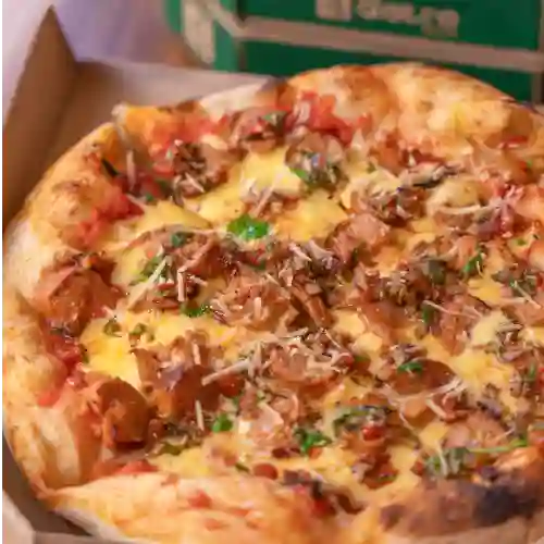 Pizza Chorizo y Chimichurri