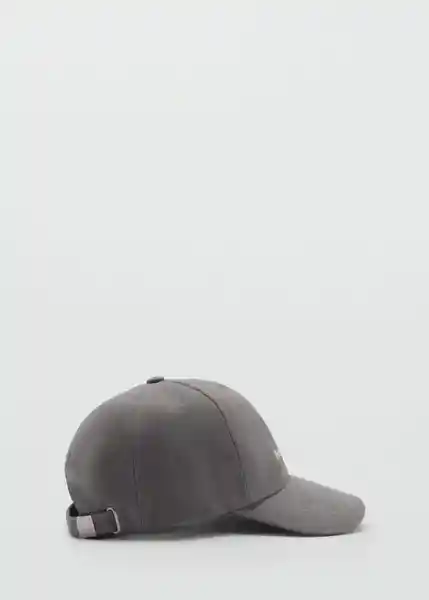 Gorra Minimal Tejano Gris Mujer Mango