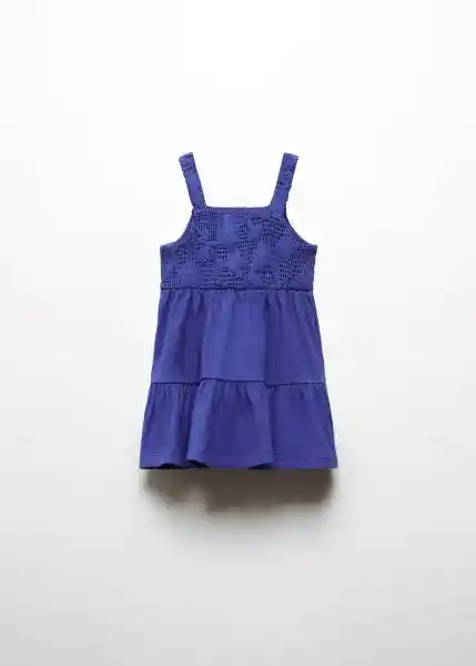 Vestido Bibi Eléctrico Talla 70 Niñas Mango