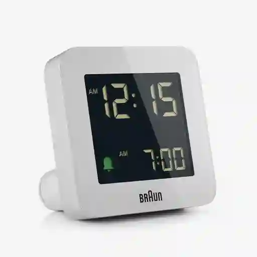 Braun Reloj Despertador Digital Blanco