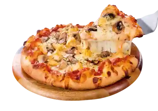 Pizza Pollo y Champiñones