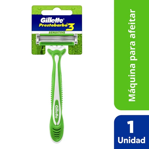 Máquina de Afeitar Desechable Gillette Prestobarba3 Sensitive 1 ud
